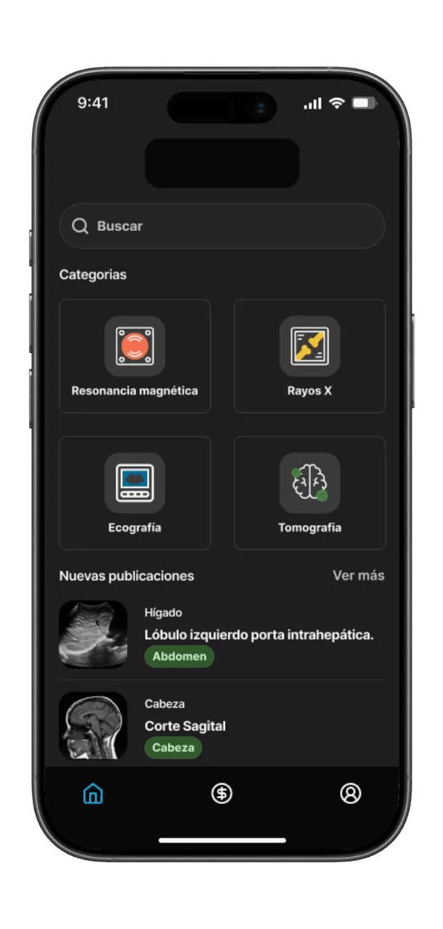 ARA app running on a smartphone